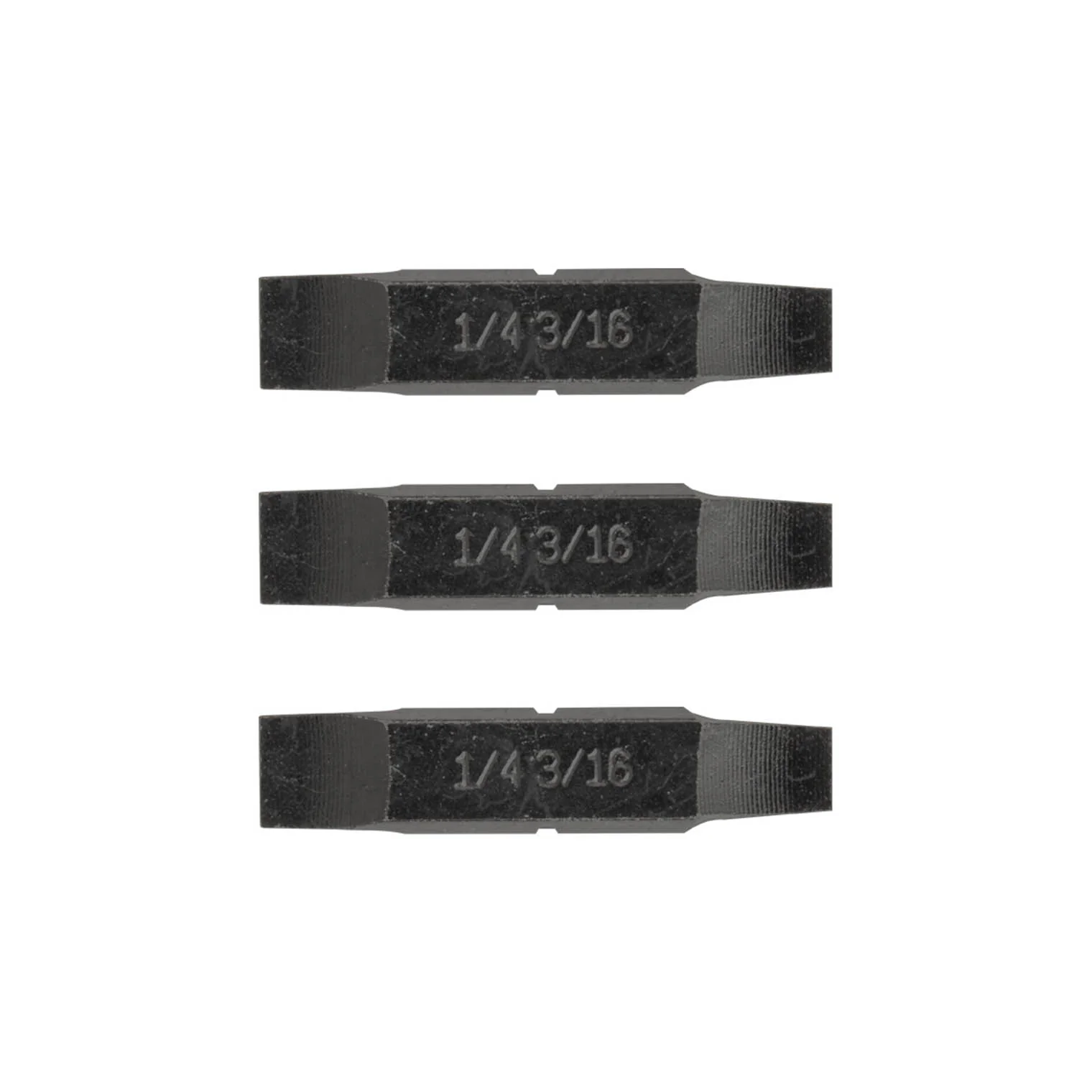 1/4" & 3/16" Flat Screwdriver Bits